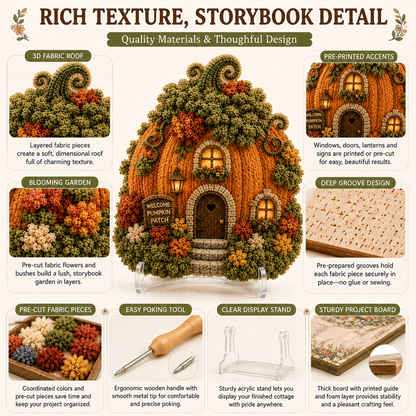 Toaimer® 3D Story Cottage Craft Kit
