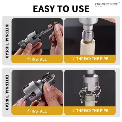 𝐑𝐄𝐁𝐘𝐈𝐏𝐎® 🔥Integrated Internal & External Pipe Threading Tool
