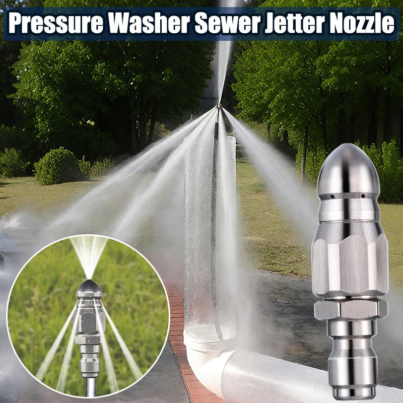 🌀1/4" Quick Connect Stainless Nozzle Set
