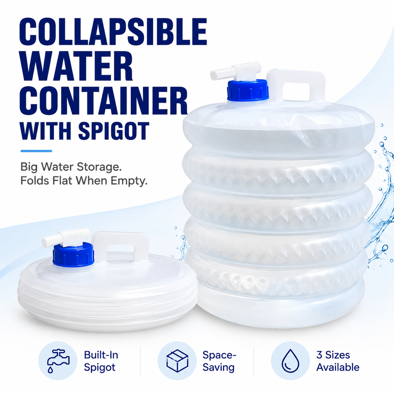 🎉 Congratulations! 💧 Get 50% OFF Your 2nd SVOZK® Collapsible Water Container with Spigot!