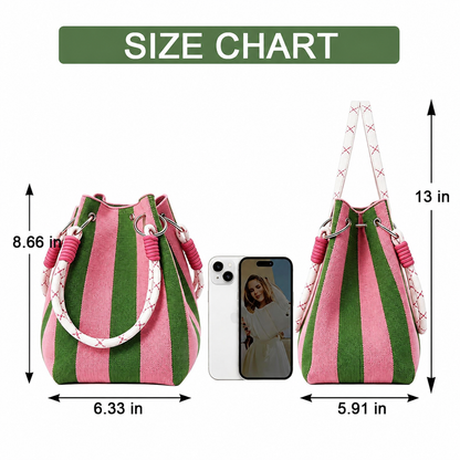 😆 Surprise！⏳ One-Time Offer: Get Your 2nd LUCKYSONG® Boho Woven Bucket Bag 70% OFF