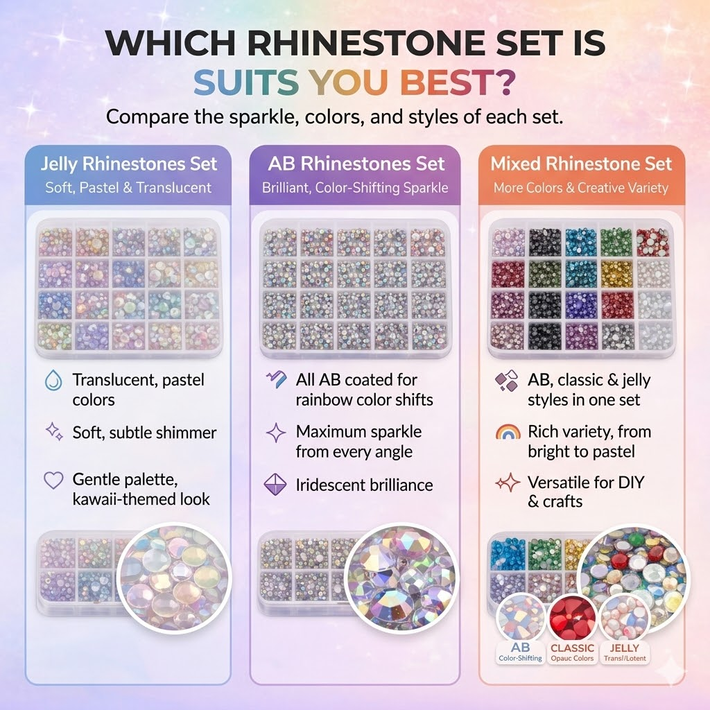 💎32,000Pcs 3mm High-Quality Resin Rhinestones for Crafts with Tweezers & Glue, Non-Hotfix Flatback Gems for Nail Art, Clothing, Tumblers, DIY Decorations