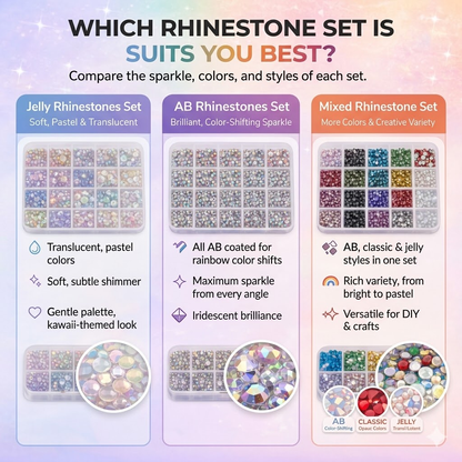 💎32,000Pcs 3mm High-Quality Resin Rhinestones for Crafts with Tweezers & Glue, Non-Hotfix Flatback Gems for Nail Art, Clothing, Tumblers, DIY Decorations