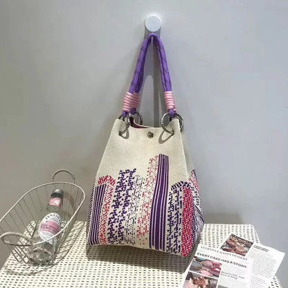 😆 Surprise！⏳ One-Time Offer: Get Your 2nd LUCKYSONG® Boho Woven Bucket Bag 70% OFF