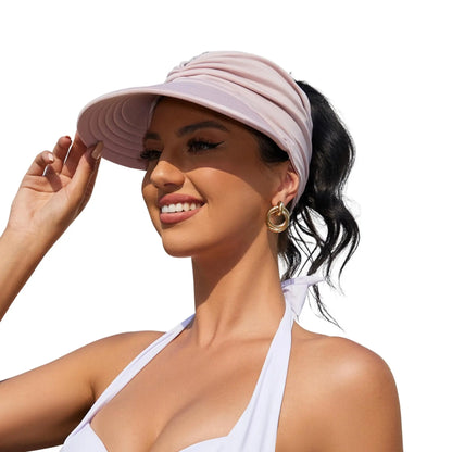 🎉 Congratulations! 🔥 Get 30% OFF Your 2nd BQODQO® Women’s UPF 50+ UV Protection Sun Visor Hat! 🎁