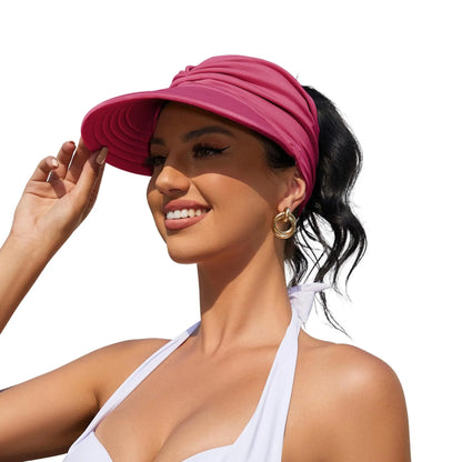 🎉 Congratulations! 🔥 Get 30% OFF Your 2nd BQODQO® Women’s UPF 50+ UV Protection Sun Visor Hat! 🎁