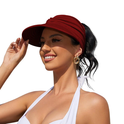 🎉 Congratulations! 🔥 Get 30% OFF Your 2nd BQODQO® Women’s UPF 50+ UV Protection Sun Visor Hat! 🎁