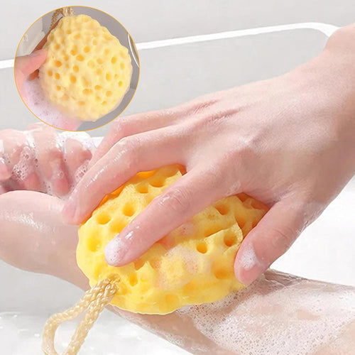 🥇🥇Honeycomb Bath Sponge for Deep Body Cleansing — Gentle Deep Exfoliation🔥🔥