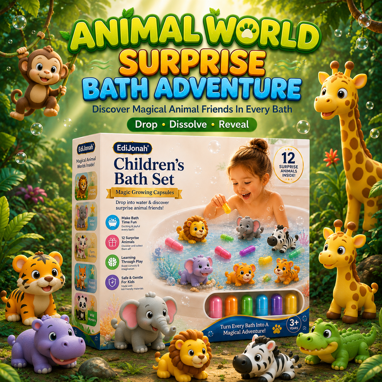Wild Animals (including 12 capsules)