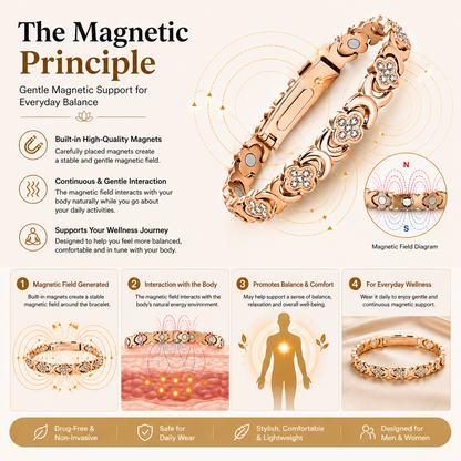🔥Oneswear® Today's Limited-Time Special: 90% Off-Magnetic Wellness Bracelet
