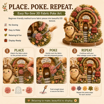 Toaimer® 3D Story Cottage Craft Kit