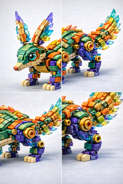 Mystical Forest Fox — Premium Building Block Set (Limited Edition)