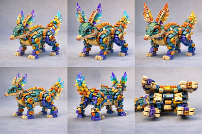 Mystical Forest Fox — Premium Building Block Set (Limited Edition)