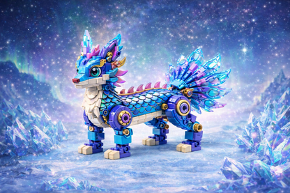 Aurora Prism Fox — Enchanted Building Block Set (Limited Edition, 742 PCS)