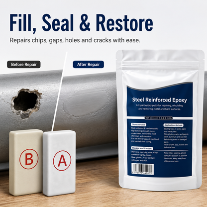 😆Surprise！🔥 One-Time Offer: Get Another IEY® Steel-Reinforced Epoxy Repair Putty for 70% OFF!