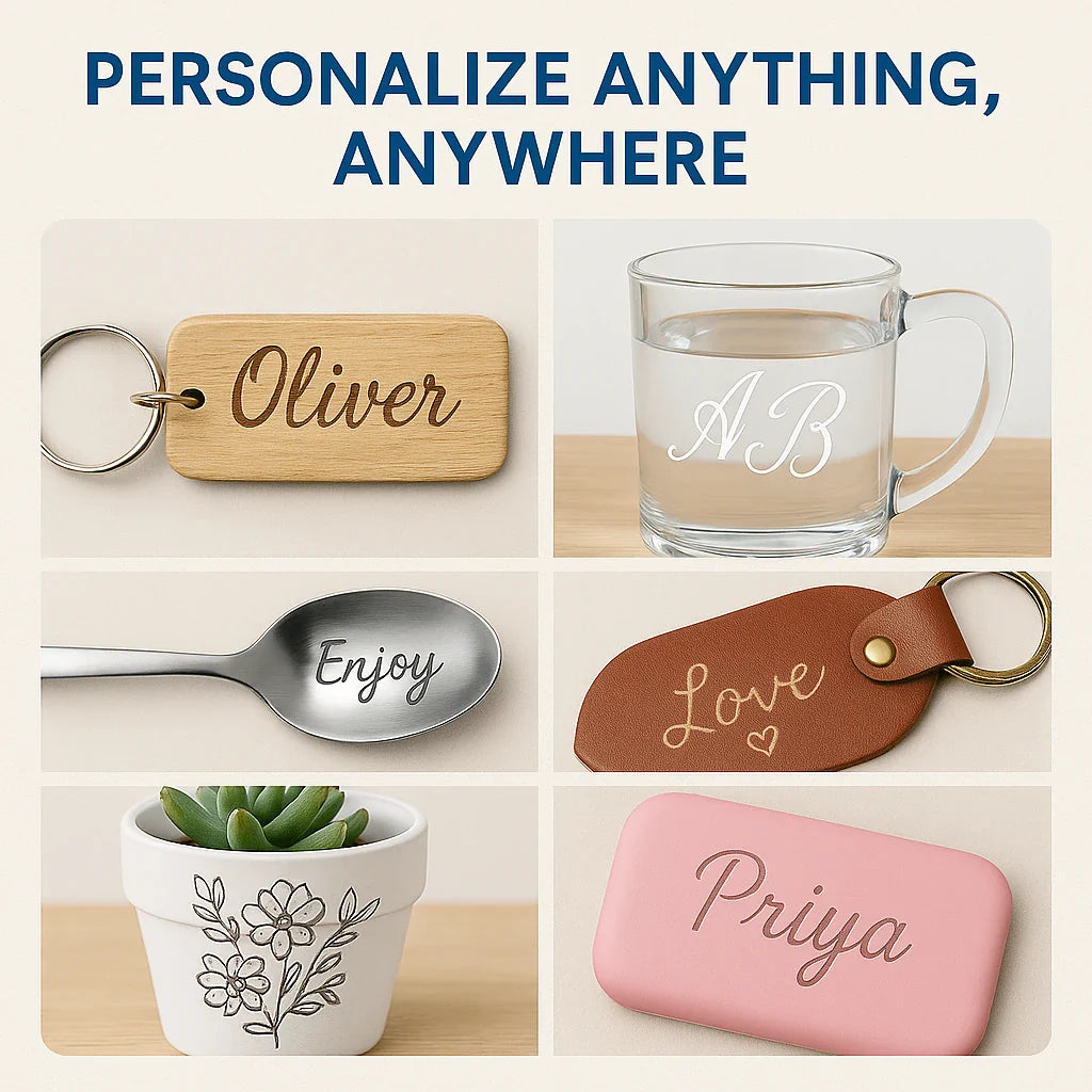 ✨ SVOZK® All-Surface Engraving Pen – Personalize Metal, Wood, Glass & More | FREE Extra Tip