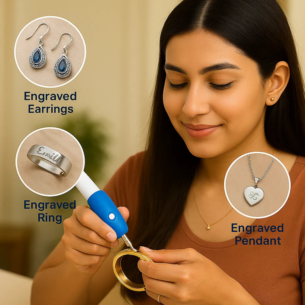 ✨ SVOZK® All-Surface Engraving Pen – Personalize Metal, Wood, Glass & More | FREE Extra Tip