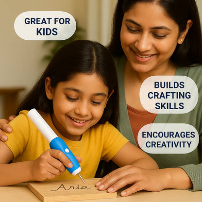 ✨ SVOZK® All-Surface Engraving Pen – Personalize Metal, Wood, Glass & More | FREE Extra Tip