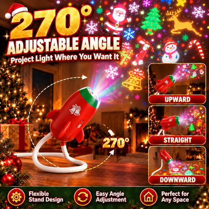 🎅 Toaimer® Christmas Projection Light — USB-Powered Christmas Magic for Every Room & Ceiling 🎄