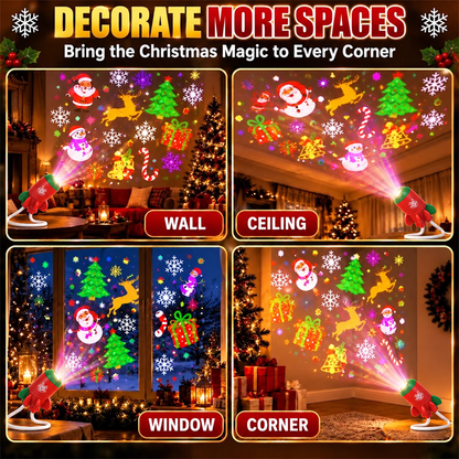 🎅 Toaimer® Christmas Projection Light — USB-Powered Christmas Magic for Every Room & Ceiling 🎄