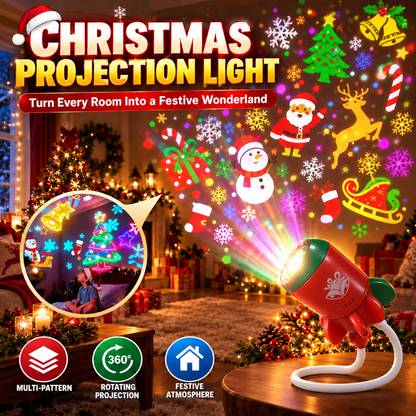 🎅 Toaimer® Christmas Projection Light — USB-Powered Christmas Magic for Every Room & Ceiling 🎄