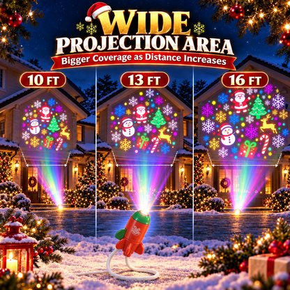 🎅 Toaimer® Christmas Projection Light — USB-Powered Christmas Magic for Every Room & Ceiling 🎄
