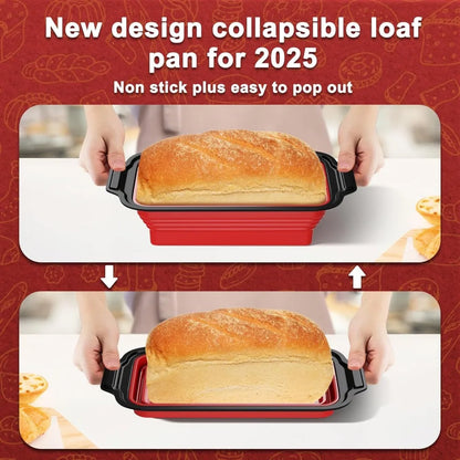 BakePro 12-Inch Reinforced Silicone Loaf Pan