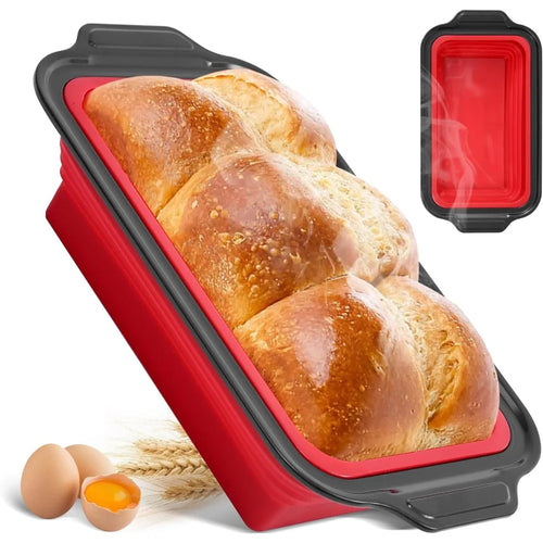 BakePro 12-Inch Reinforced Silicone Loaf Pan