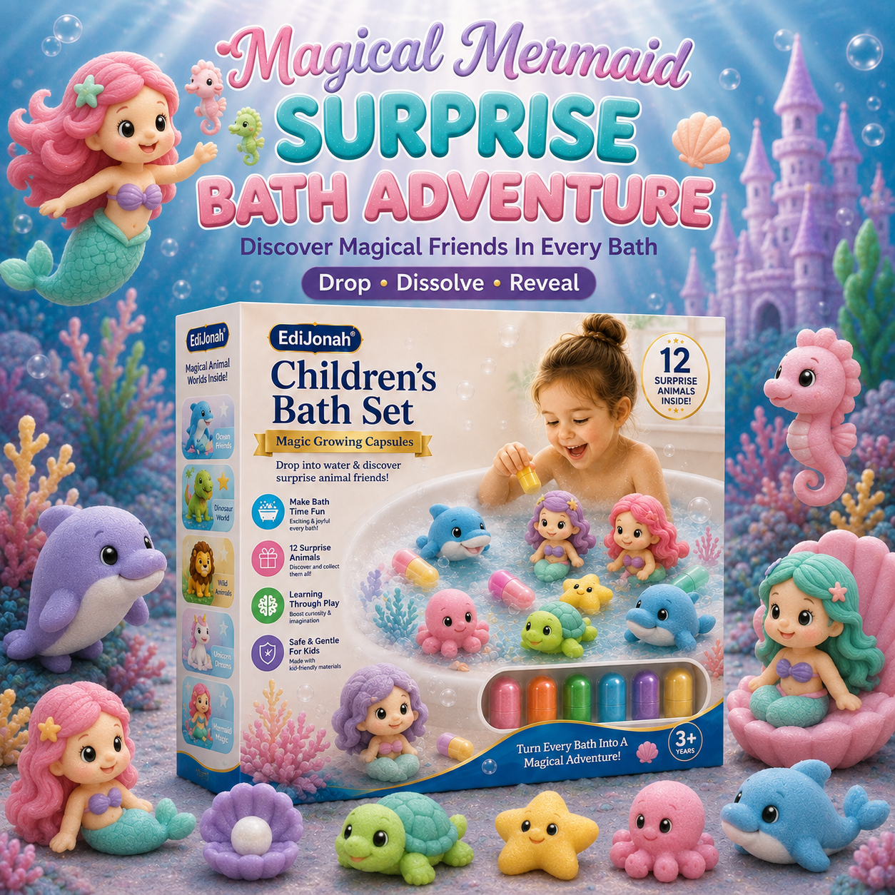 Mermaid Set (including 12 capsules)