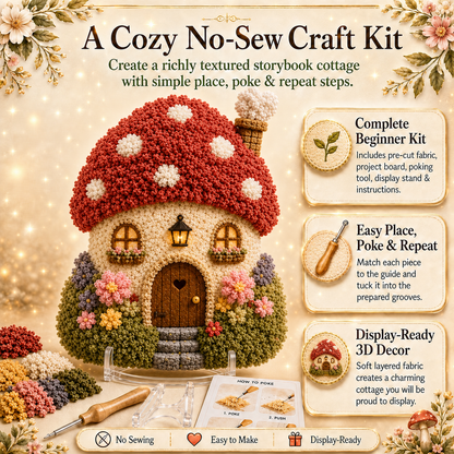 Toaimer® 3D Story Cottage Craft Kit