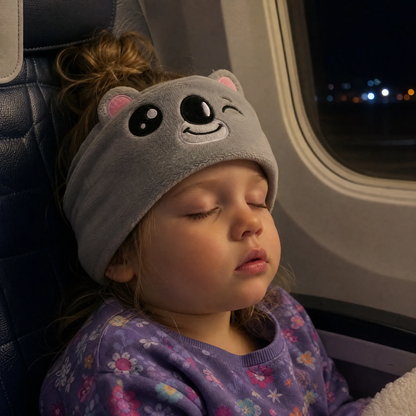 🎧 Sfrcord® Cozy Kids Headband Headphones – Soft, Comfortable & Sleep-Friendly