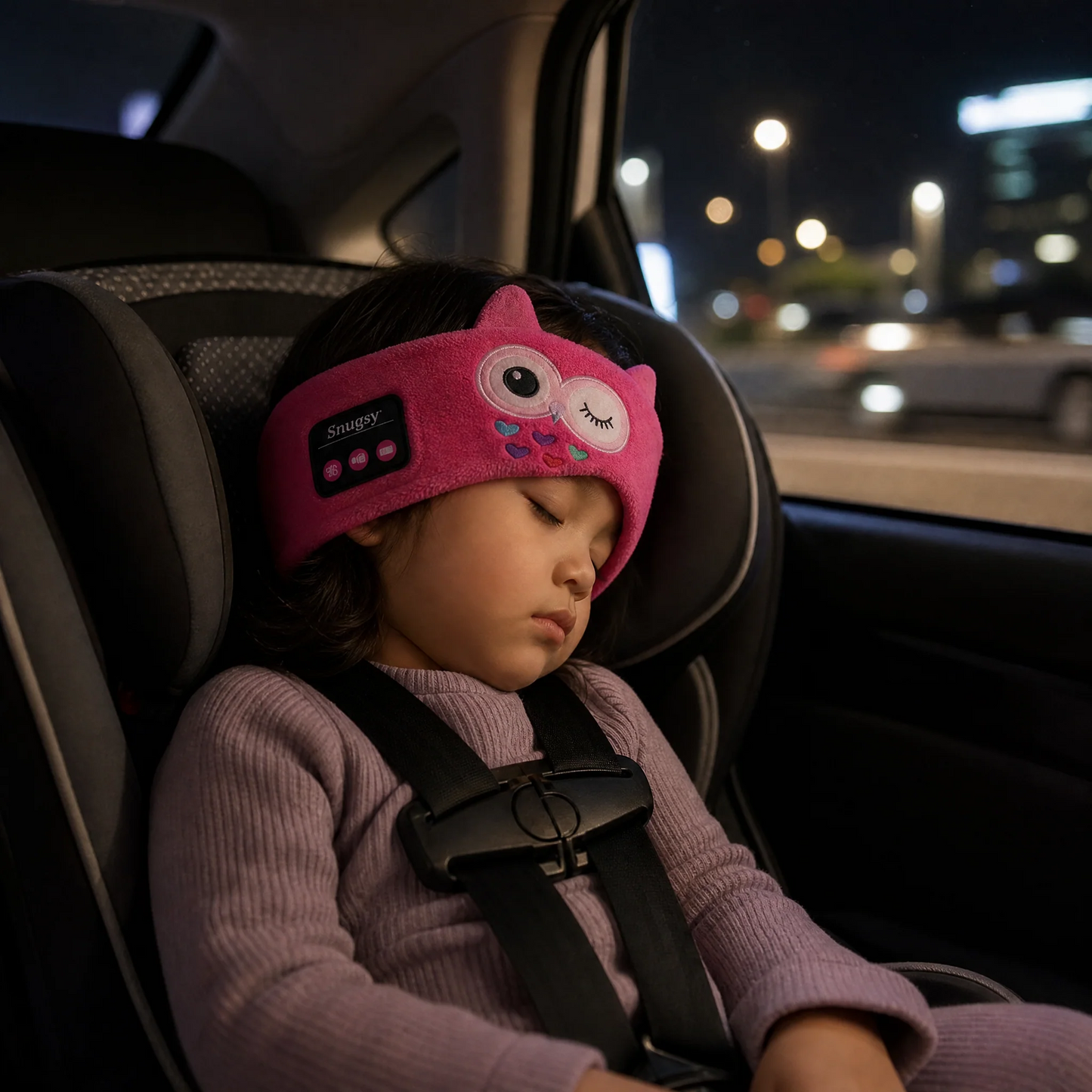 🎧 Sfrcord® Cozy Kids Headband Headphones – Soft, Comfortable & Sleep-Friendly