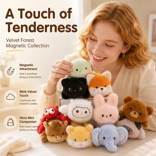 Toaimer® Lovely Plushie Fridge Magnet Doll – Collect More Cute Characters & Share Sweet Gifts With Loved Ones 🧸✨