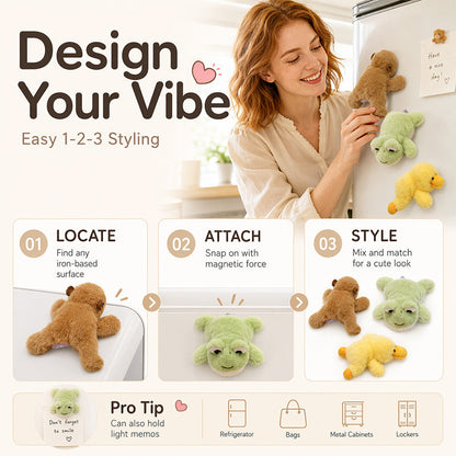 Toaimer® Lovely Plushie Fridge Magnet Doll – Collect More Cute Characters & Share Sweet Gifts With Loved Ones 🧸✨